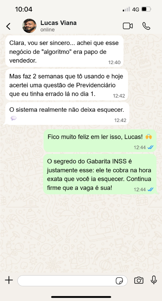 Depoimento de Aluno 1